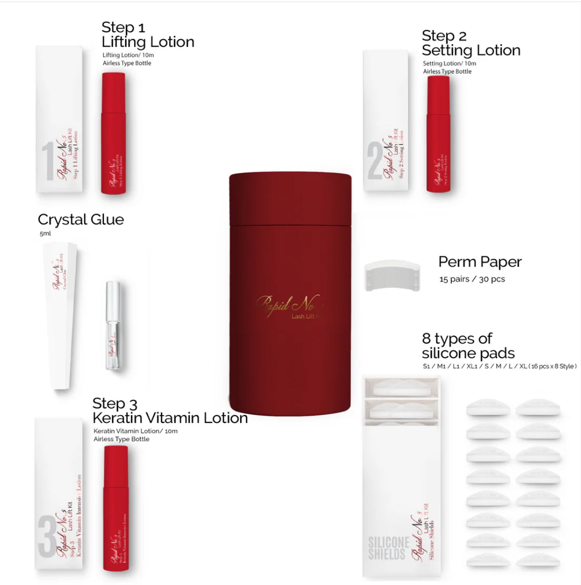 DLUX RAPID N5 Lash Lift Kit