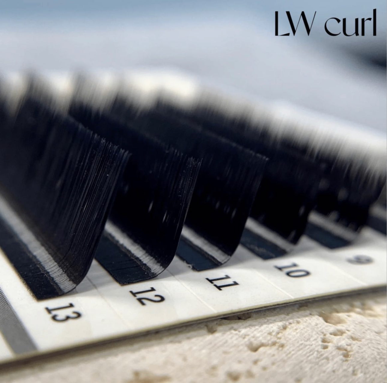 L CURL Mink Lashes Mini (Half Tray) single length