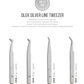 Professional eyelash extension tweezers