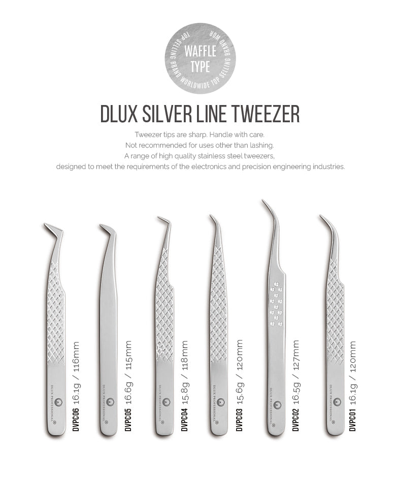 Professional Eyelash Extension Tweezers